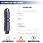Adjustable Speed Jump Rope for Home Workouts