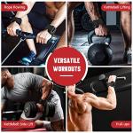 COFOF Adjustable Leather Weightlifting Wrist Straps