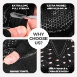 Men's Workout Gloves with Enhanced Grip and Support