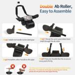 Ab Roller Wheel with Timer and Knee Mat