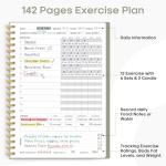 Fitness Workout Journal for Tracking Goals - Green