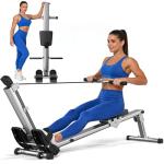 LUBBYGIM Foldable Home Rowing Machine with Monitor