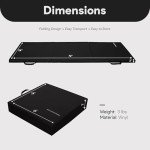 BalanceFrom Folding Gymnastics Mat for Home Fitness