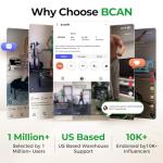 BCAN 40" Foldable Mini Trampoline for Fitness