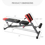 Versatile FID Weight Bench for Total Body Workouts