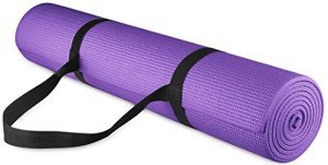 High-Density Anti-Tear Yoga Mat with Strap