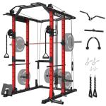 Mikolo Power Rack with Cable Crossover and Bench