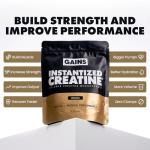 Instantized Creatine Monohydrate Powder for Strength