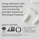 Creatine Monohydrate Capsules for Muscle Recovery