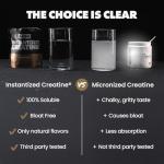 Instantized Creatine Monohydrate Powder for Strength