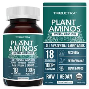 Plant-Based Essential Amino Acid Supplement - 360 Tablets