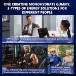 Careleaf Creatine Monohydrate Gummies – 1500mg, Orange