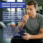 Careleaf Creatine Monohydrate Gummies – 1500mg, Orange