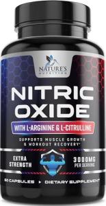 Extra Strength Nitric Oxide Booster - 60 Capsules