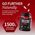 Snap Supplements Nitric Oxide with L-Arginine Capsules