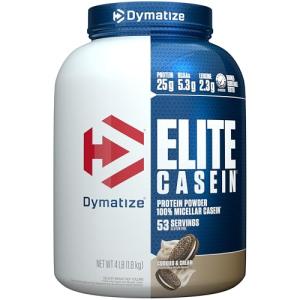 Dymatize Elite Casein Protein Powder, Cookies & Cream