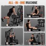 GOIMU M1 Home Gym Workout Station with 140LBS Stack