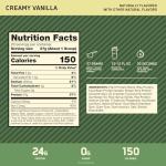 Plant-Based Protein Powder - Creamy Vanilla, 20 Servings