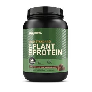 Optimum Nutrition Plant-Based Protein Powder, Rich Chocolate