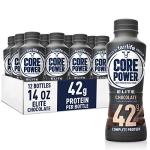 Chocolate Core Power Elite Protein Shake, 12 Pack