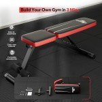 NICEPEOPLE Foldable Weight Bench for Home Gym