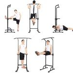 Adjustable Power Tower for Home Workouts
