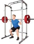 Fitness Reality Power Cage with LAT Pulldown Attachment