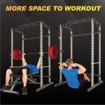 Fitness Reality Power Cage with LAT Pulldown Attachment