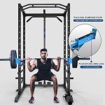 Multi-Functional Power Cage with Attachments for Home Gym
