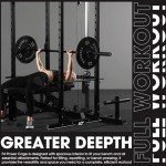 Mikolo Power Rack with LAT Pulldown Attachments