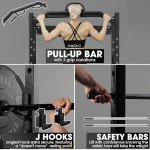 Mikolo Power Rack with LAT Pulldown Attachments