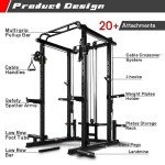 RitFit Power Cage Home Gym Package with Bench