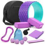 Yoga Wheel Set with Foam Roller & Massage Balls