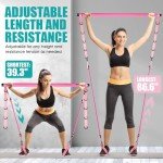 Adjustable Pilates Bar Kit with Resistance Bands