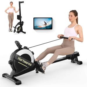 Foldable Magnetic Rowing Machine with High Resistance