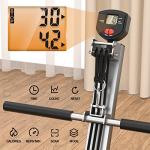 LUBBYGIM Foldable Home Rowing Machine with Monitor