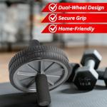 Core Fitness Ab Roller Wheel for Home Workouts