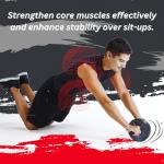 Core Fitness Ab Roller Wheel for Home Workouts