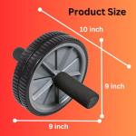 Core Fitness Ab Roller Wheel for Home Workouts