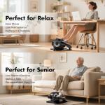 Quiet Under Desk Elliptical Machine with Remote