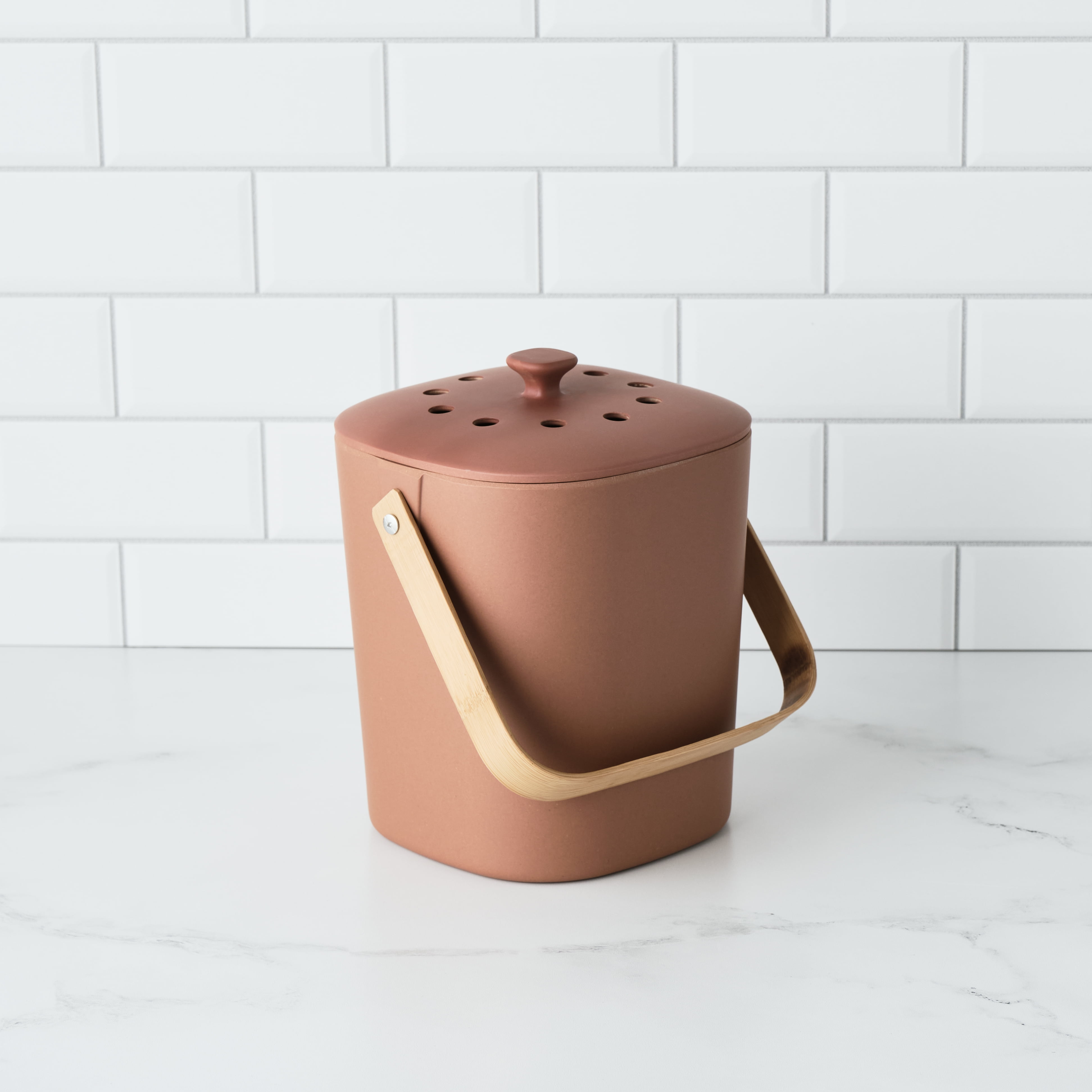 Terracotta Indoor Food Composter by Bamboozle