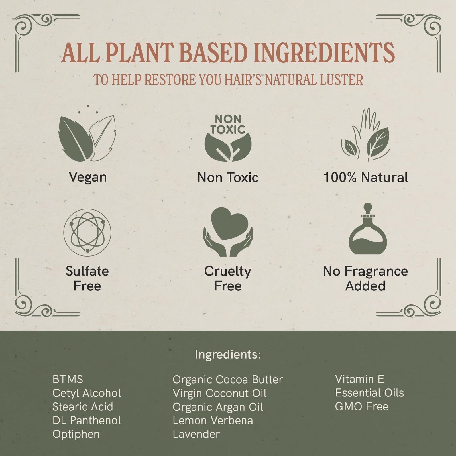 Eco-friendly plant-based hair conditioner 3-pack