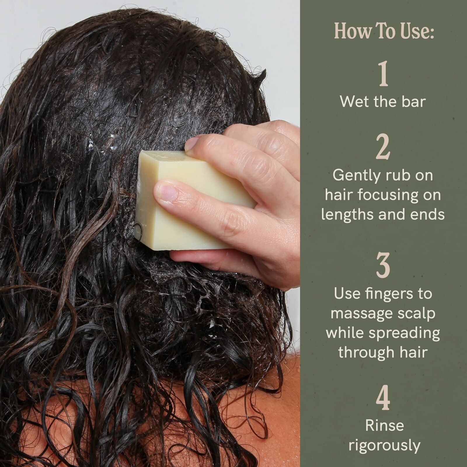 Eco-friendly plant-based hair conditioner 3-pack