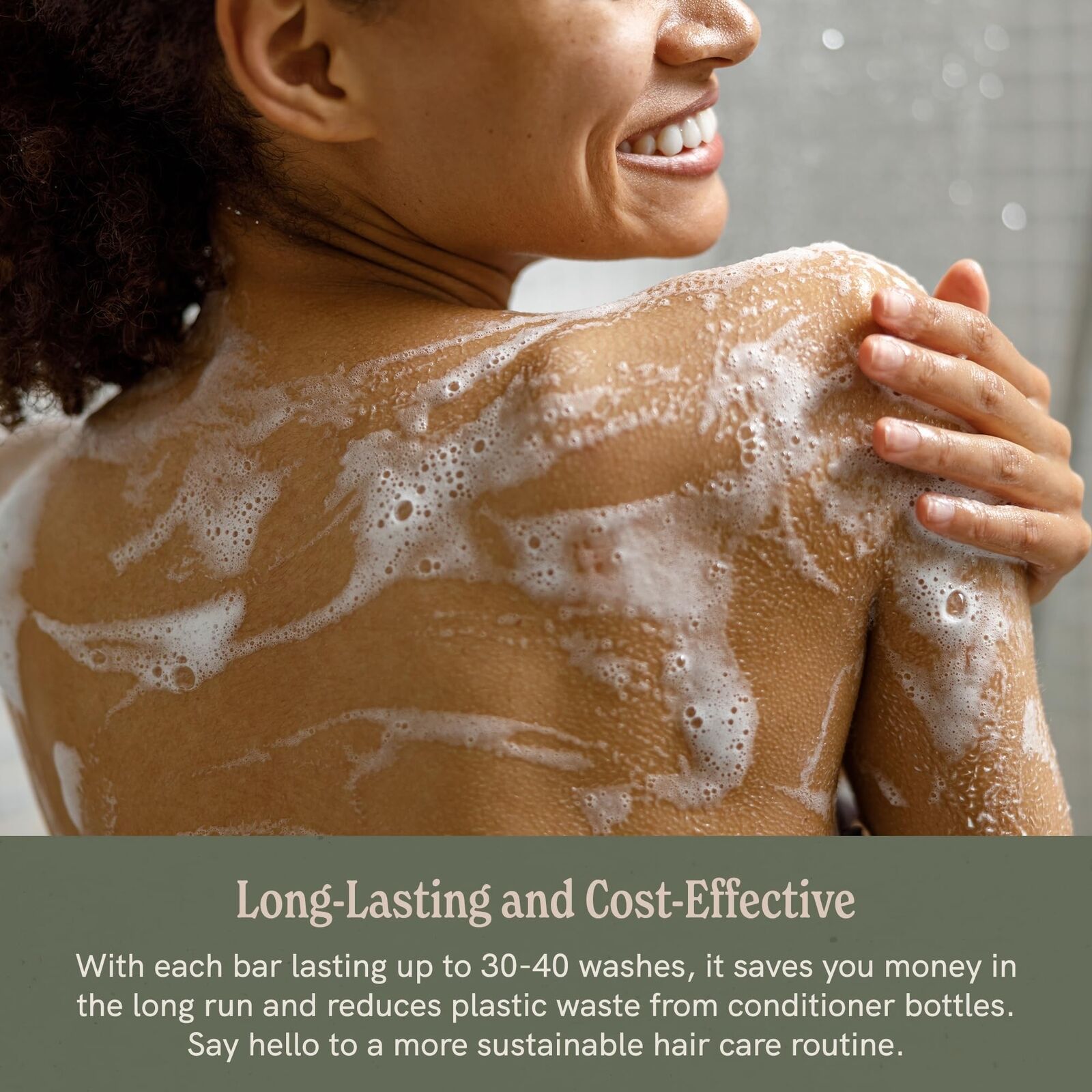 Eco-friendly plant-based hair conditioner 3-pack