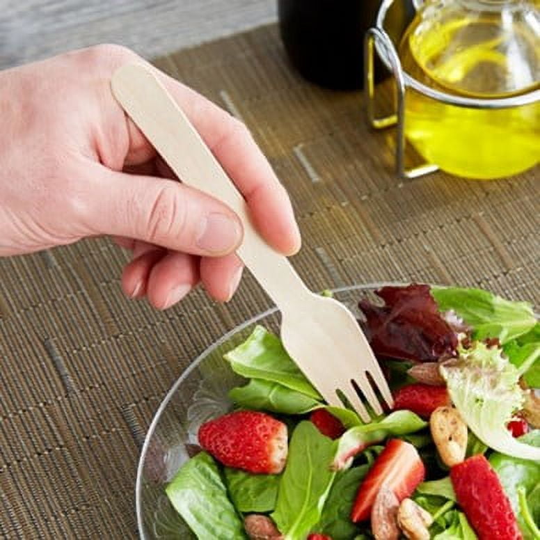 Eco-Friendly Wooden Cutlery Set - Pack of 150
