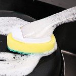 Eco-Friendly Sponge Soap Dispenser Dish Brush Set