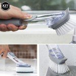 Eco-Friendly 2-in-1 Long Handle Cleaning Brush