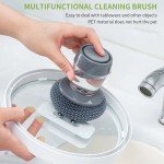 Eco-Friendly Automatic Soap Pot Cleaning Brush