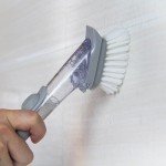 Eco-Friendly 2-in-1 Cleaning Brush with Soap Dispenser