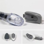 Eco-Friendly 2-in-1 Cleaning Brush with Soap Dispenser